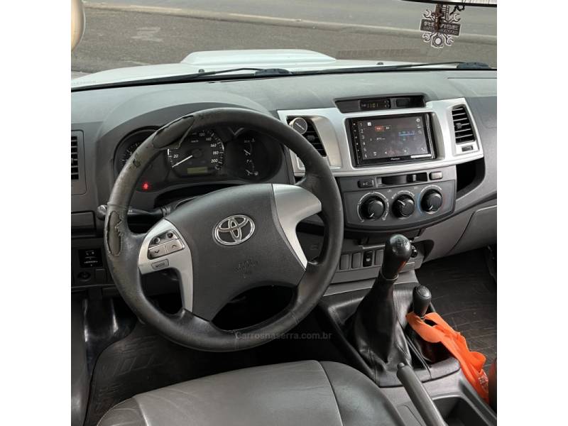 TOYOTA - HILUX - 2013/2013 - Branca - Sob Consulta